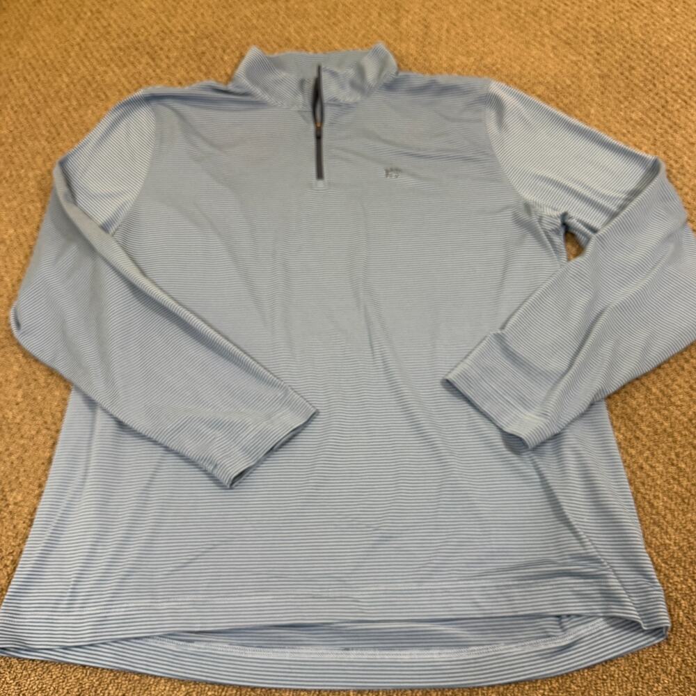 Southern Tide Pullover 1/4 Zip Red Tide To Trail Performance Mens XXL Shirt